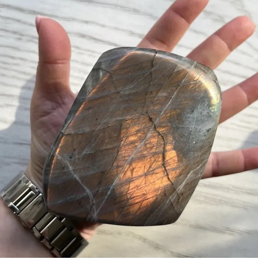Labradorite Slab Crystal 90mm
